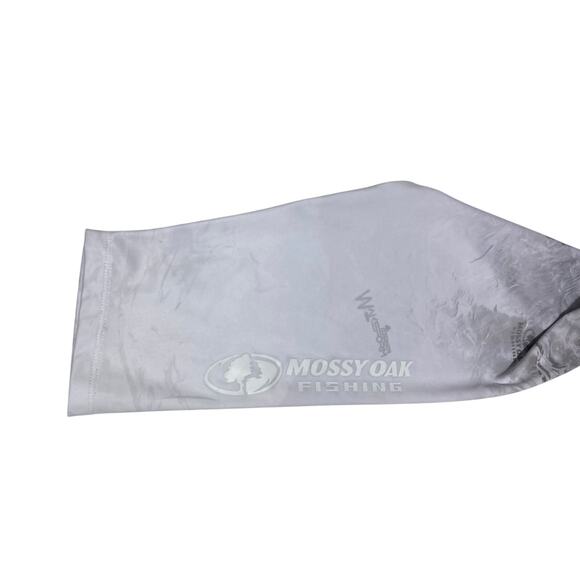 Mossy Oak Fishing Shirt – Size XL – Gray/White Camo – Hydroplex – Made in Jordan - Picture 6 of 11